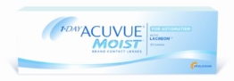 Acuvue 1-Day Moist for Astigmatism Tageslinsen weich, 30 Stück / BC 8.5 mm / DIA 14.5 / CYL -0.75 / Achse 180 / -1.75 Dioptrien - 1