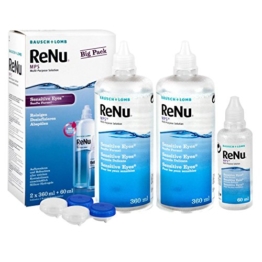 Bausch & Lomb Renu MPS Pflegemittel für weiche Kontaktlinsen, Bigbox 2x 360 ml + 60ml - 1