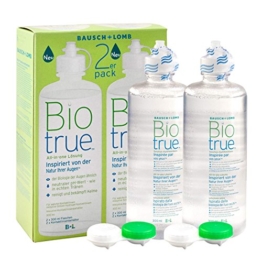 Biotrue Pflegemittel für weiche Kontaktlinsen, Multipack (2 x 300 ml) - 1