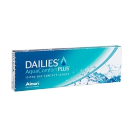 Dailies Aquacomfort Plus, 10er Plus Tageslinsen weich, 10 Stück / BC 8.70 mm / DIA 14.00 mm / -0.75 Dioptrien - 1