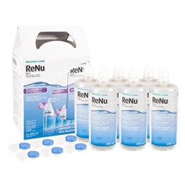 ReNu MPS Pflegemittel für weiche Kontaktlinsen, 6-Monatspack (6 x 240ml + 6 Behälter) - 1