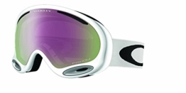 Oakley A Frame 2.0 Snow Goggles One Size Polished White ~ Prizm Hi Pink - 1