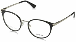 Guess Unisex-Erwachsene GU2639 002 49 Brillengestelle, Schwarz (Nero Opaco), - 1